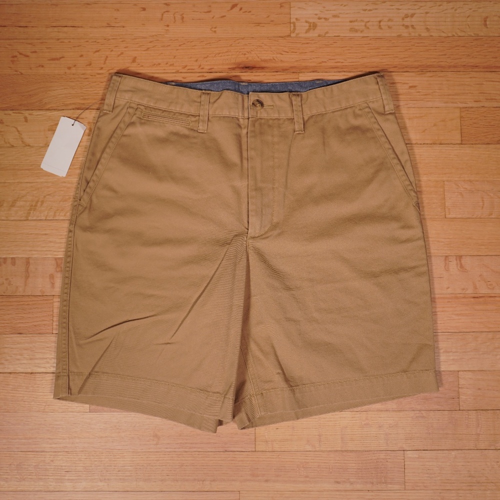 Polo Ralph Lauren Brown Chino Shorts Size 32 Cotton Brand New
